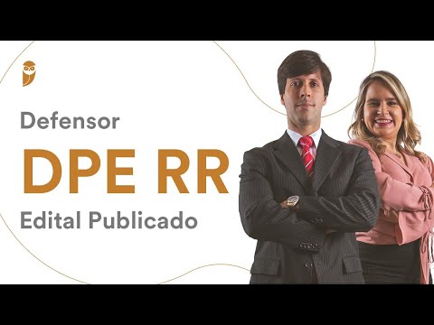 Concurso Defensor DPERR - Edital Publicado