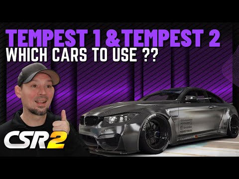 CSR2 Racing Tempest 1 & 2 Guide | Which Cars to use | Easy to Get and Upgrade Cars To Use