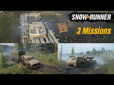 SNOWRUNNER Gameplay Walkthrough Part 22 | 3 Mission l No Commentary