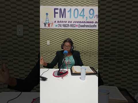 missionária,Nalva,trazendo a genuína ,palavra de Deus,na 104,9 FM sobradinho bahia 