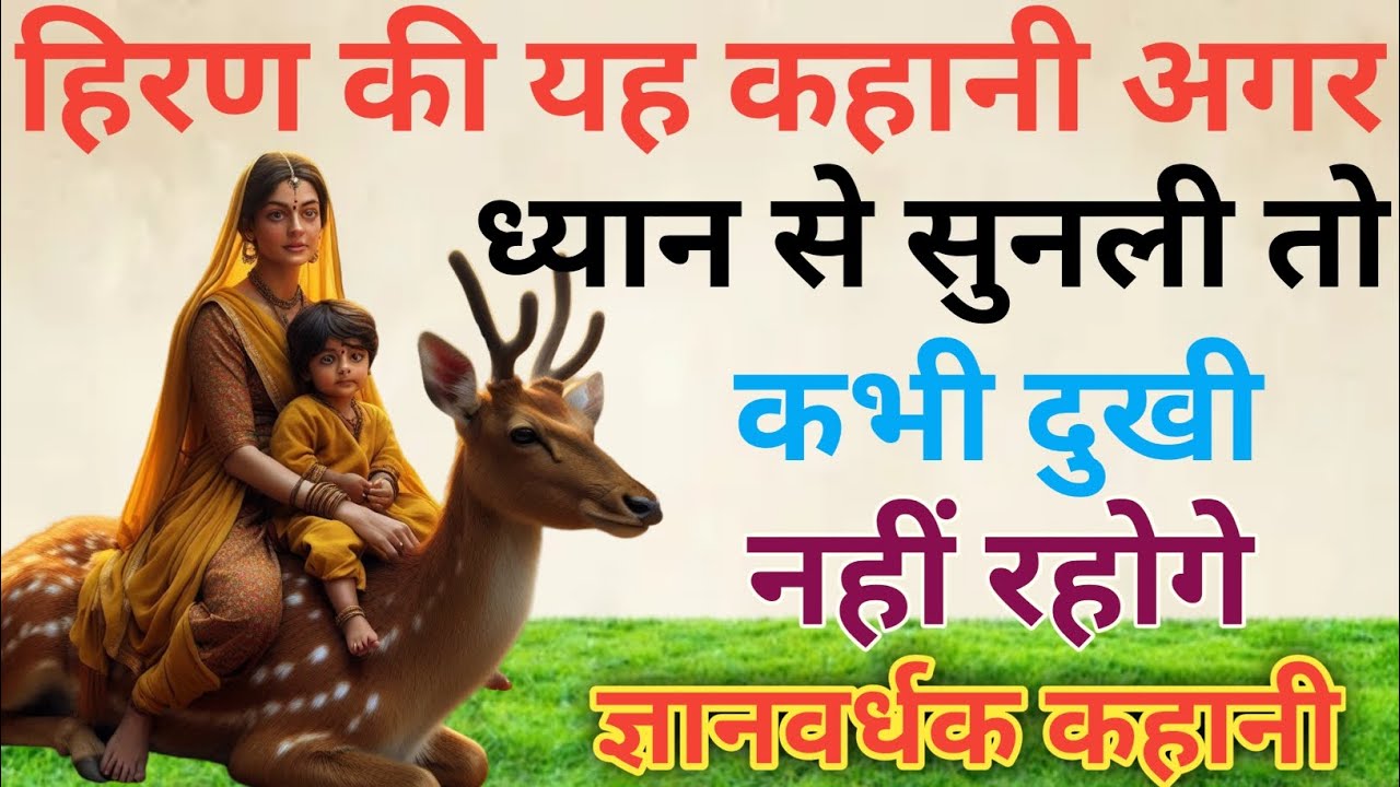 हिरण की यह कहानी अगर ध्यान से सुनली तो कभी दुखी नहीं रहोगे