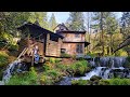 Living Off Grid For 46 Years Al And His Hydroelectric Water Wheel