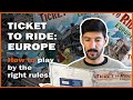 The explanation of Train Stations in Ticket to Ride Europe and other rules doubts - Rules Review