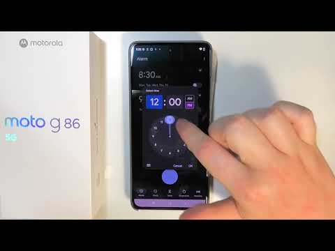 Motorola Moto G86 5G - How to Create Alarm
