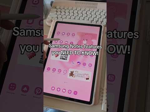 Samsung Notes features you NEED TO KNOW! #samsung #notetaking