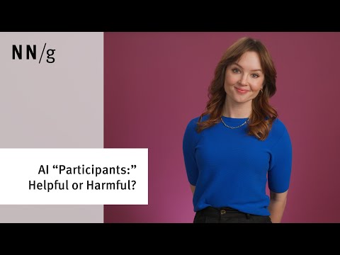 AI Generated Users Are Shaping The Future Of Product Research (Video) - NN/g