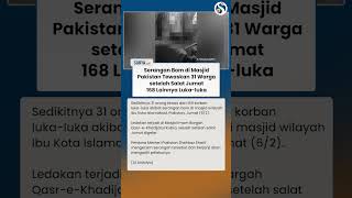 Duka di Islamabad, Ledakan Bom di Masjid Pakistan saat Salat Jumat Picu Ratusan Korban