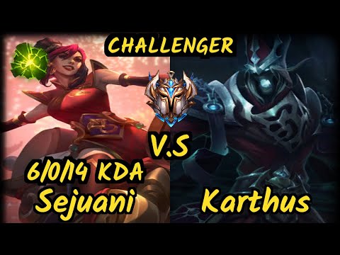 ROG Nji (SEJUANI) vs KARTHUS - 6/0/14 KDA JUNGLE CHALLENGER GAMEPLAY - EUW