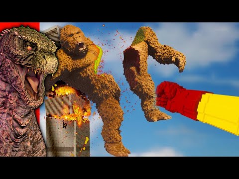 Punching Different Kaiju's To The MOON