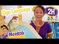 Meekah Learns ASL American Sign Language Educational Videos For Kids Blippi And Meekah Kids TV