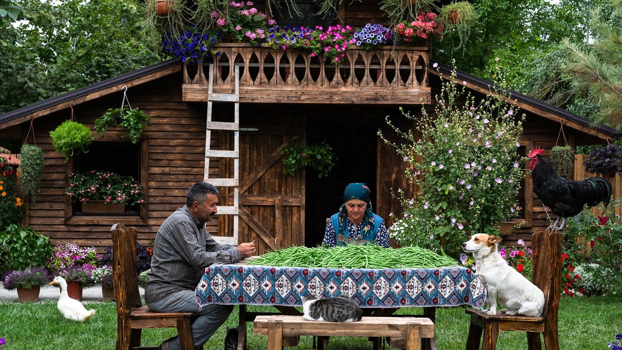 The Old Way to Store Green Beans | Preserve for 1 Year