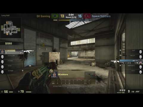 SK Coldzera 4K w/1v3 Clutch vs SpaceSoldiers Cache @ ESL COLOGNE 2017