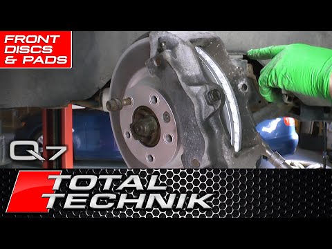 How to Change Front Brake Discs (Rotors) and Pads - Audi Q7 (also Touareg & Cayenne)