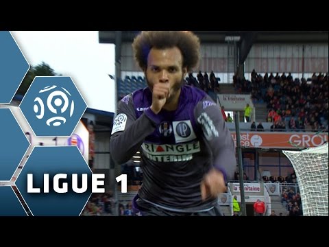 Goal Martin BRAITHWAITE (28') / FC Lorient - Toulouse FC (0-1) - (FCL - TFC) / 2014-15