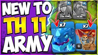 No Heroes No Problem! New to TH11 Electro Dragon Attack Strategy for War in Clash of Clans