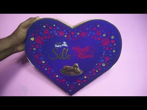 Cadbury Dairy Milk Silk Heart Shaped Valentine Special edition Gift Pack!!!