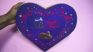 Cadbury Dairy Milk Silk Heart Shaped Valentine Special edition Gift Pack!!!