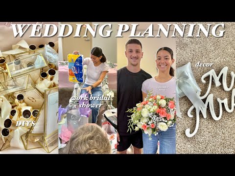WEDDING PLANNING VLOG! DIY decor, seating charts, finalizing vendors, dream wedding on a budget