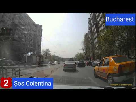 Romania : Driving in Bucharest (Şos.Andronache - Bd.Ferdinand I)