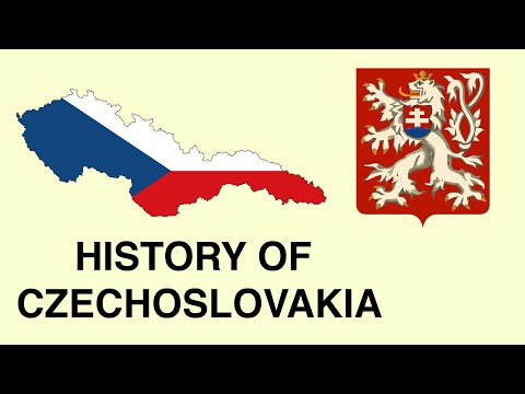 Modern History of Czechoslovakia Every Year (1920-1992) Map