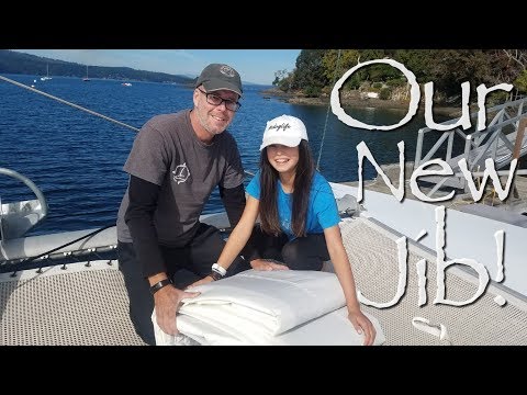 Installing Our New Headsail! Onboard Lifestyle ep84