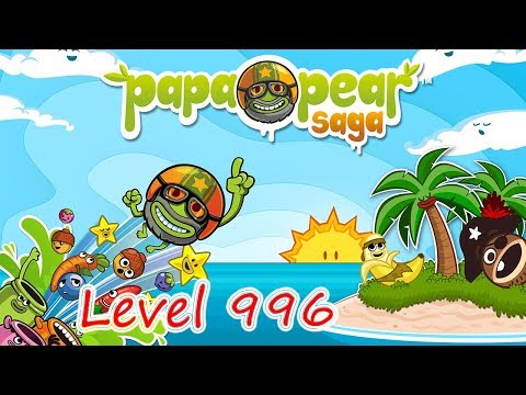 Papa Pear Saga Level 996 (NO BOOSTERS)