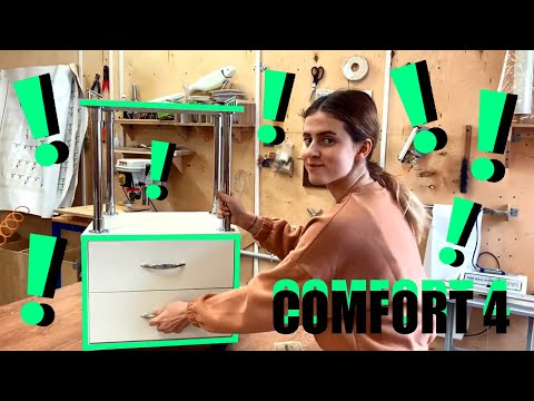 Как собрать мебель: Косметологическая тележка Комфорт 4