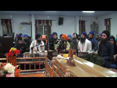 021 Brisbane Akhand Kirtan Samagam 8July2016 Eve Bhai Ravinder Singh Jee Delhi