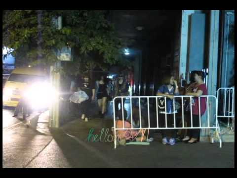 [Fancam] 130317 Jihyun Jiyoon 4MINITE Come back to hotel  from 7-11