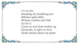 Venom - Woman Leather and Hell Lyrics