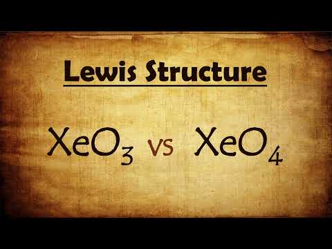 루이스 구조 🎀 / Lewis structure ✨ / XeO3 / XeO4 / chemistry / smart / you can do it / try /