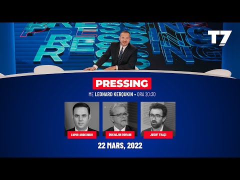 Një vit i qeverisë Kurti 2/ Lumir Abdixhiku përballë panelistëve në Pressing - 22.03.2022 | T7