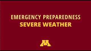 Severe Weather Preparedness