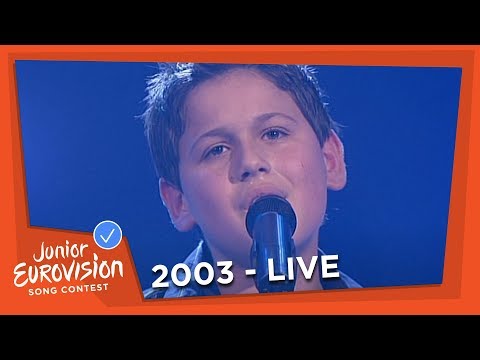 Tom Morley - My Song For The World - United Kingdom - 2003 Junior Eurovision Song Contest