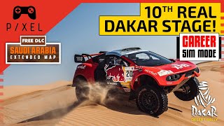 EXTENDED MAP: complete 10th Stage of the DAKAR 2020 (48 minutes) | SIM MODE