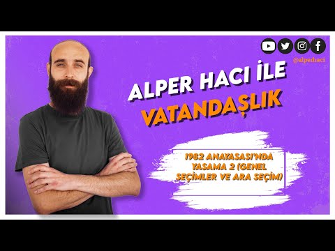 33) Anayasa Hukuku 16- 1982 Anayasası'nda Yasama 2 - Alper Hacı (KPSS VATANDAŞLIK) 2023