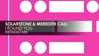 Solarstone & Meredith Call - I Found You
