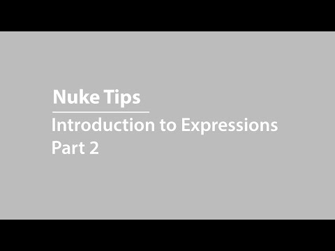 Nuke Expression Basics pt2