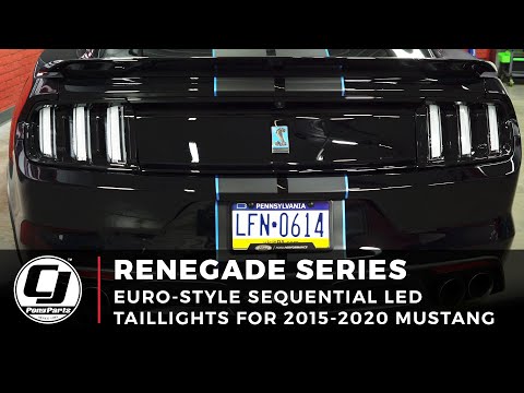 2015-2023 Mustang Install | Renegade Series Euro-Style Taillights