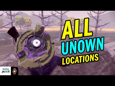 ALL Unown Locations in Pokémon Legends Arceus (By region)