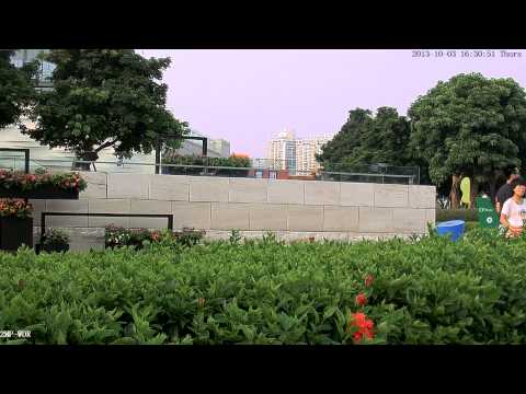 GWSECU Magapixel IP Camera - Demo Video HD 2.0MP WDR IP Camera Daytime Outdoor