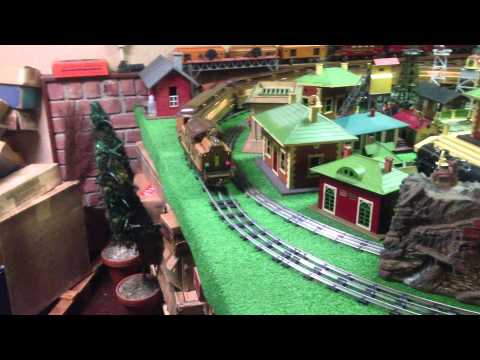 Original Lionel 408e state set with rare dark brown roofed 408e standard gauge brown state set 411e