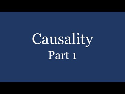 Causality - Part 1