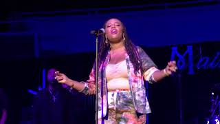 Lalah Hathaway performs &quot;Angel&quot; at Riverfront Jazz Festival in Dallas