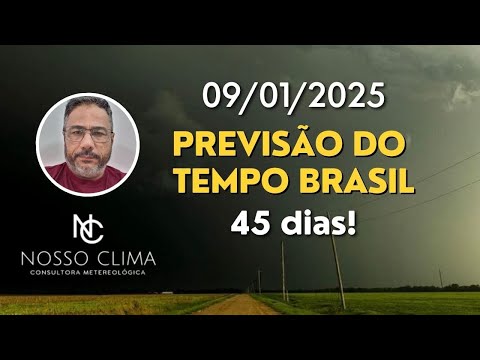 Brazil 45-Day Forecast! (09/01/26)
