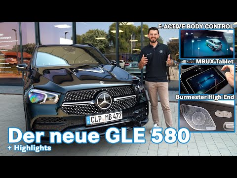 Der neue GLE 580 | Was macht ihn besonders? E-ACTIVE BODY CONTROL | Burmester High End | MBUX Tablet