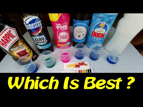 Product Testing Toilet Cleaners - Harpic | Domestos | Pink Stuff | Toilet Duck | Generic Supermarket