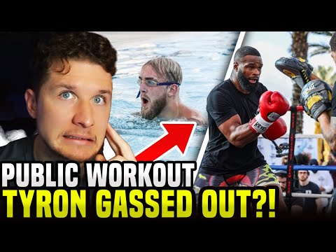 Is Tyron Woodley OUT OF SHAPE For The Jake Paul REMATCH?? | Paul Woodley 2 Open Workout BREAKDOWN