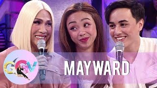 Vice Ganda tries to reveal the real score between Maymay and Edward | GGV