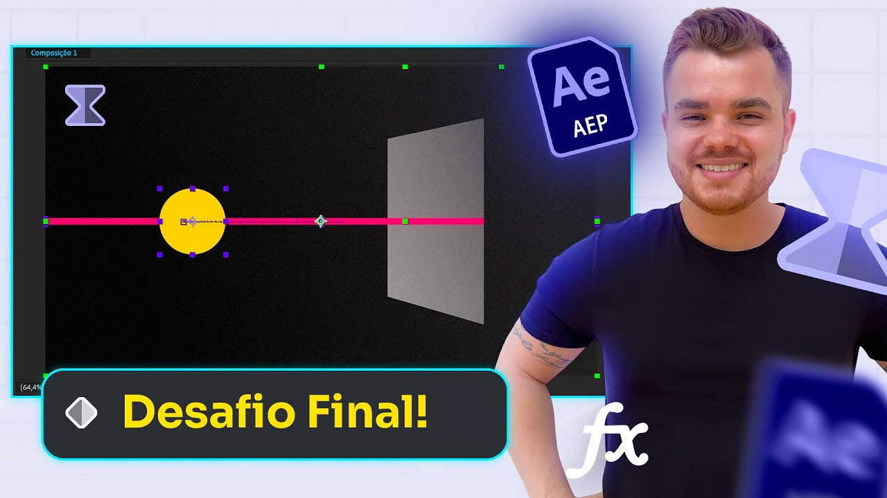 Desafio Final! Transição entre portas no After Effects - Aula 16
